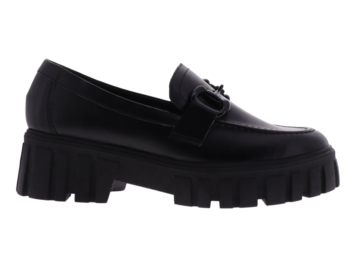 Zapatos Loafers Senties Negros para Mujer