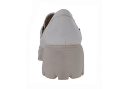 Zapatos Mocasines Salamandra Color Latte para Mujer