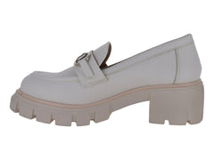 Zapatos Mocasines Salamandra Color Latte para Mujer