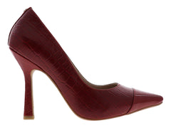 Zapatillas Stiletto Felipe Rivera Rojo para Mujer
