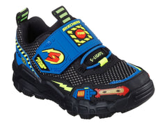 Tenis Skechers Azul y Lima para Niño