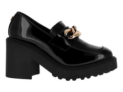 Zapatos Mocasines EFE Charol Negro para Mujer