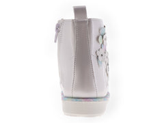 Botas Coqueta Color Perla para Niña