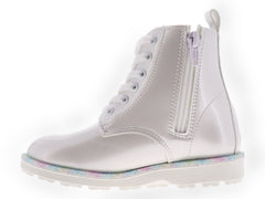 Botas Coqueta Color Perla para Niña