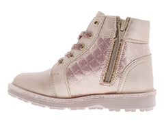 Botas Coqueta Oro Rosado para Niña