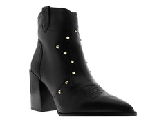 Botines Casuales Westies Negro con Tachuelas