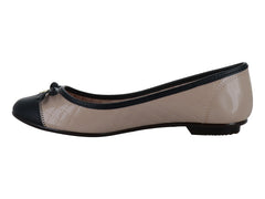 Zapatos Ballerina Moleca Bicolor Beige y Negro para Mujer