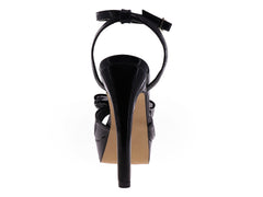 Zapatillas Sary Charol Negro para Mujer
