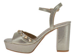 Zapatillas Sary Oro Inglés para Mujer