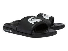 Sandalias Lacoste Croco Dualiste Negro y Blanco para Mujer