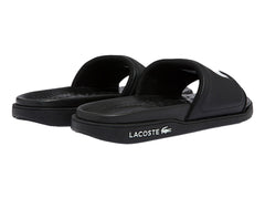 Sandalias Lacoste Croco Dualiste Negro y Blanco para Mujer