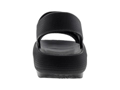 Sandalias Luna Rosa Plataforma Negro para Mujer