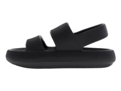 Sandalias Luna Rosa Plataforma Negro para Mujer