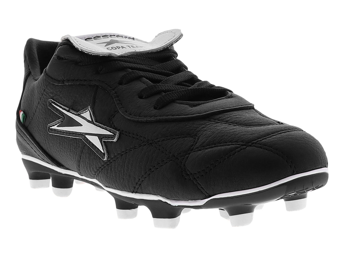Tenis de Fútbol EESCORD Negro Blanco para Niño