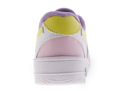 Tenis New Boys Blanco Lila para Niña