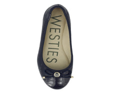 Zapatos Flats Westies Negros para Mujer