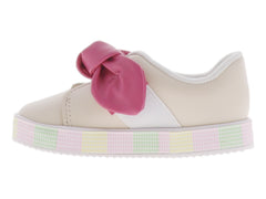Tenis Molekinha Cream Pink para Niña