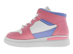 Tenis Molekinha Blanco Rosa para Niña