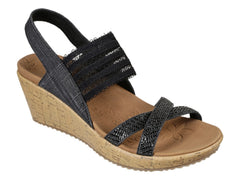Sandalias Skechers Cali Negro para Mujer