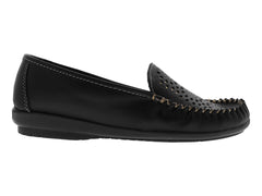 Zapatos Planos Atilano Kazual Negro para Mujer