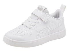 Tenis PUMA Rickie AC Blanco y Gris para Niño