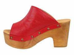 Sandalias Plataforma Klein Rojo para Mujer