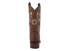 Botas Vaqueras Israel Boots Color Tabaco para Mujer