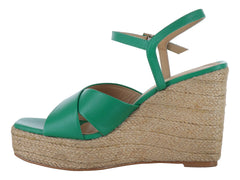 Sandalias Plataforma Ascencio Verde Claro para Mujer