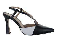 Sandalias Ascencio Negro Blanco para Mujer