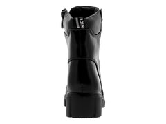 Botines Combat Roze Negro para Mujer