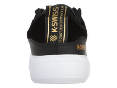 Tenis K-SWISS Alessius Negro y Dorado para Mujer
