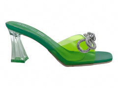 Zapatillas Tacones BSC Shoes Verde para Mujer