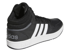 Tenis Adidas Hoops 3.0 Mid Negro y Blanco para Hombre