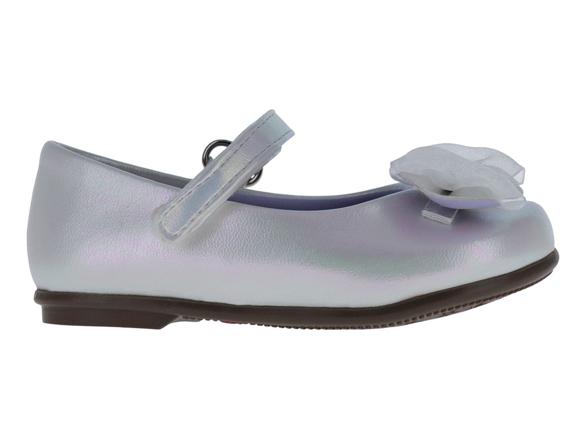 Zapatos Planos Tropicana Blanco Iridiscente para Niña