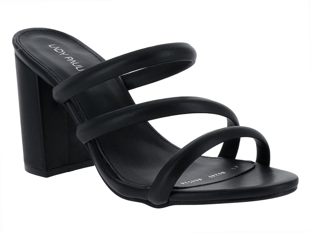 Sandalias Lady Paulina Negro para Mujer