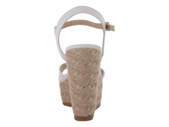 Sandalias Plataforma Lady Paulina Blanco para Mujer