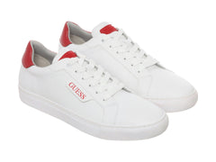 Tenis Guess Blanco con Rojo para Hombre