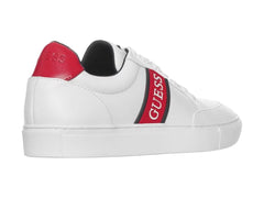 Tenis Guess Sishuan Blanco y Rojo para Hombre