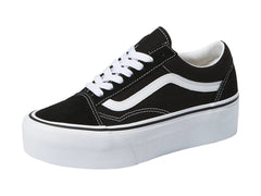 Tenis Vans Old Skool Stackform Negro y Blanco para Mujer