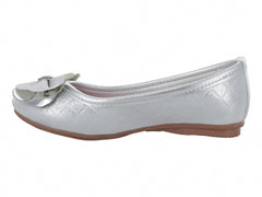 Zapatos Planos Miss Pink Color Plata para Niña
