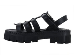 Sandalias MELI&ANA Plataforma Negro para Mujer