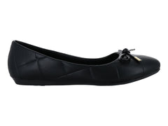 Zapatos Planos Meli&Ana Capitonados Negros para Mujer