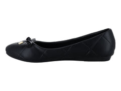 Zapatos Planos Meli&Ana Capitonados Negros para Mujer