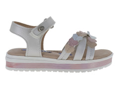 Sandalias Coqueta Color Perla para Niña