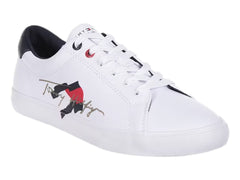 Tenis Tommy Hilfiger TH Flag Signature Blancos para Mujer