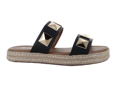 Sandalias ROZE Casuales Color Negro para Mujer