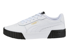 Tenis PUMA Carina 2.0 Blancos con Detalles Dorados