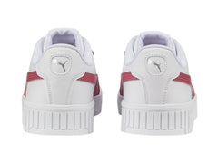 Tenis PUMA Carina 2.0 Blanco y Rosa para Mujer