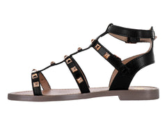 Sandalias Teen Bambino Negro para Niña