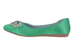Zapatos Planos Clasben Verde para Mujer